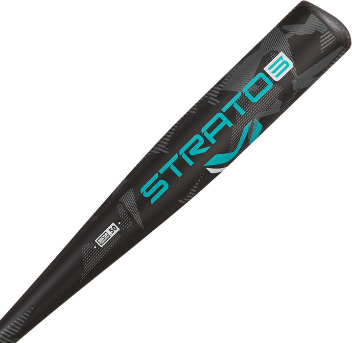 Axe Strato 3 BBCOR Baseball Bat -3 Flared Handle — barrel detail, CNC Precision construction