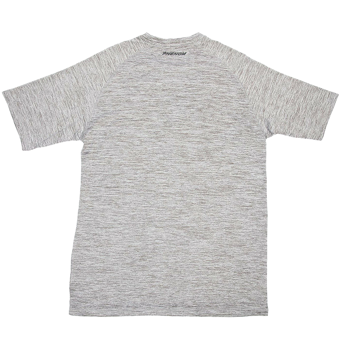 Quantum Lite Raglan Performance Tee - Heather Grey