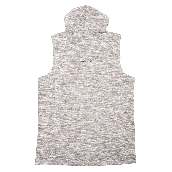 Quantum Lite Performance Raglan Sleeveless Hoodie Heather Grey 3XL